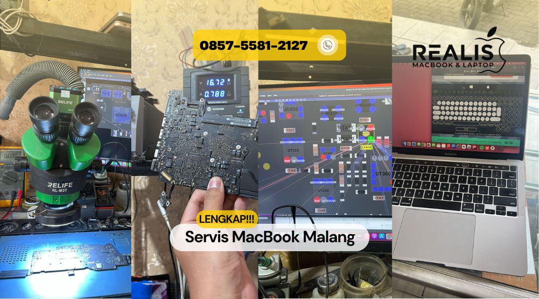 Servis MacBook Lengkap Malang: Webcam, Touch ID, Flexgate, Touch Bar, Logic Board, Charger Macbook