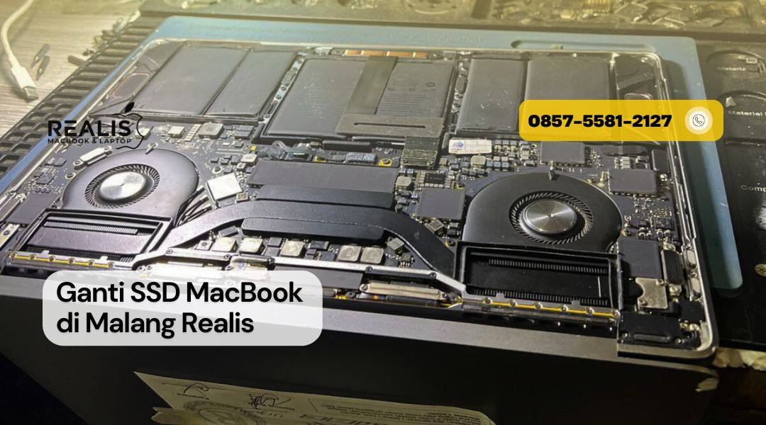 Ganti SSD MacBook di Malang Realis 0857-5581-2127