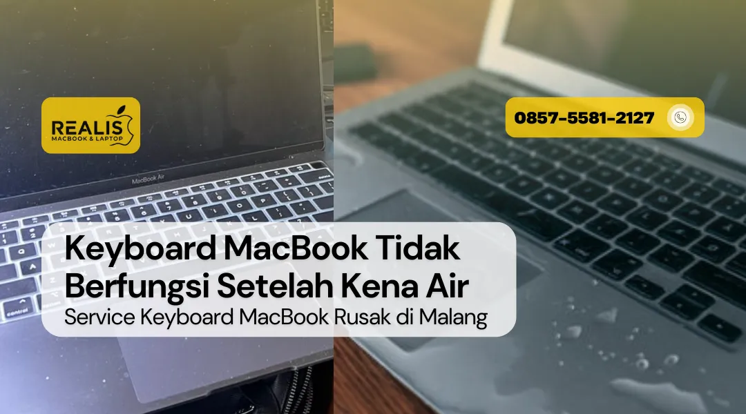 Keyboard MacBook Tidak Berfungsi Setelah Kena Air – 0857-5581-2127