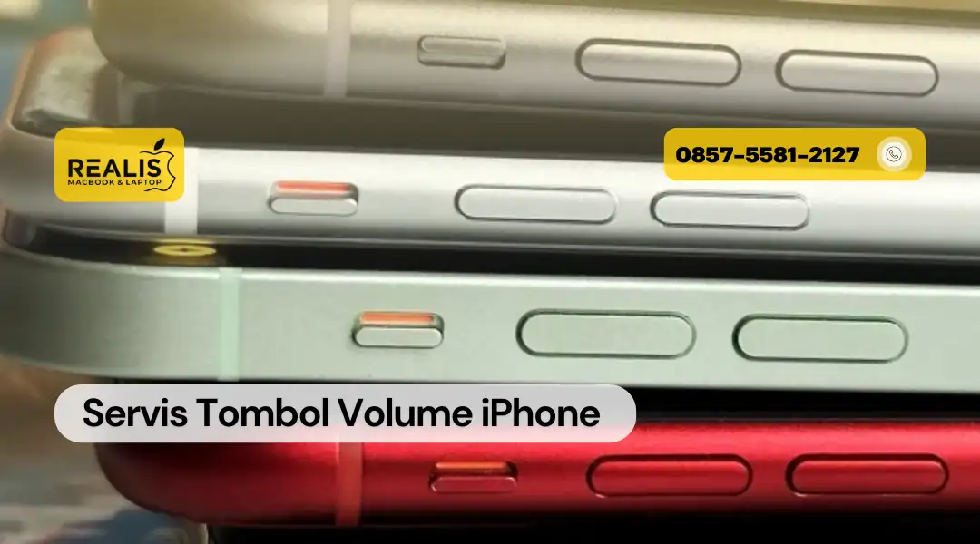 Servis Tombol Volume iPhone di Malang Realis - 0857-5581-2127