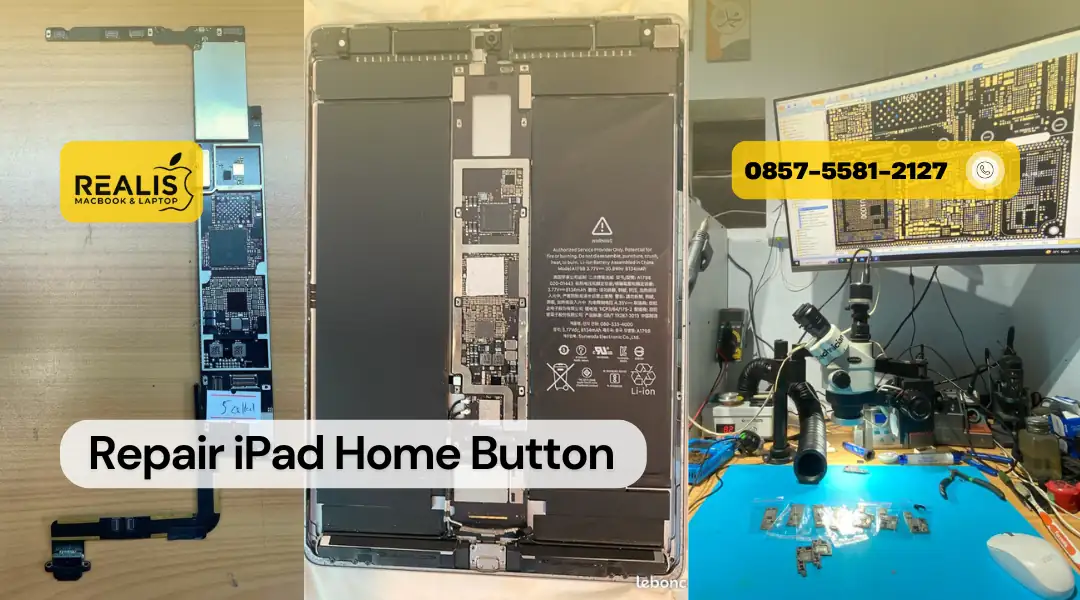 Repair iPad Home Button di REALIS Malang