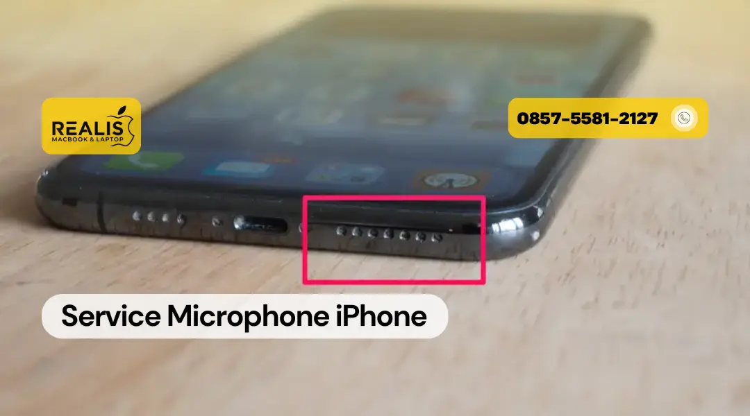 Service Microphone iPhone di Malang