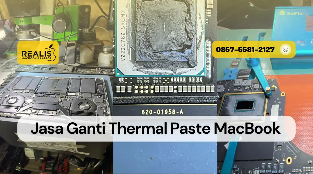 Jasa Ganti Thermal Paste MacBook di Realis Malang