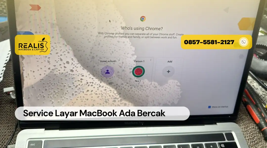 Service Layar MacBook Ada Bercak, Rekomendasi Service di Malang