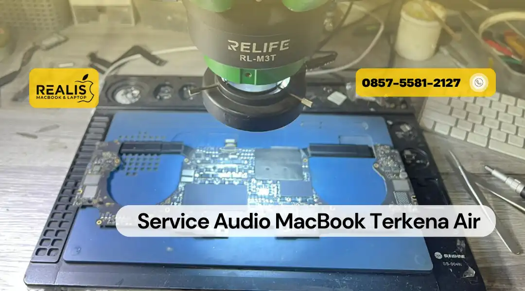 Service Audio IC MacBook Terkena Air
