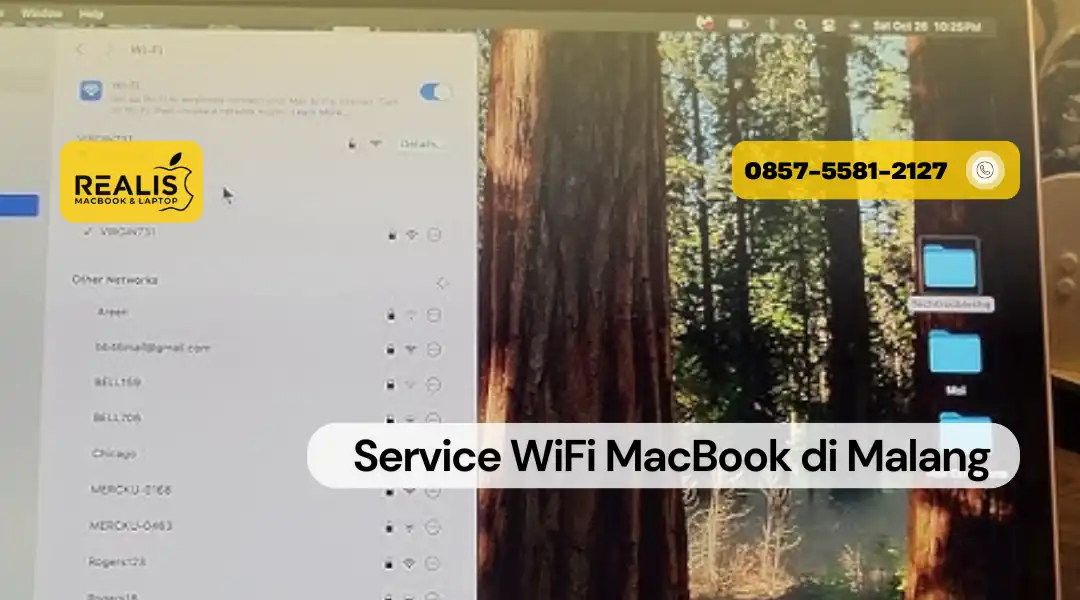 Service WiFi MacBook di Malang