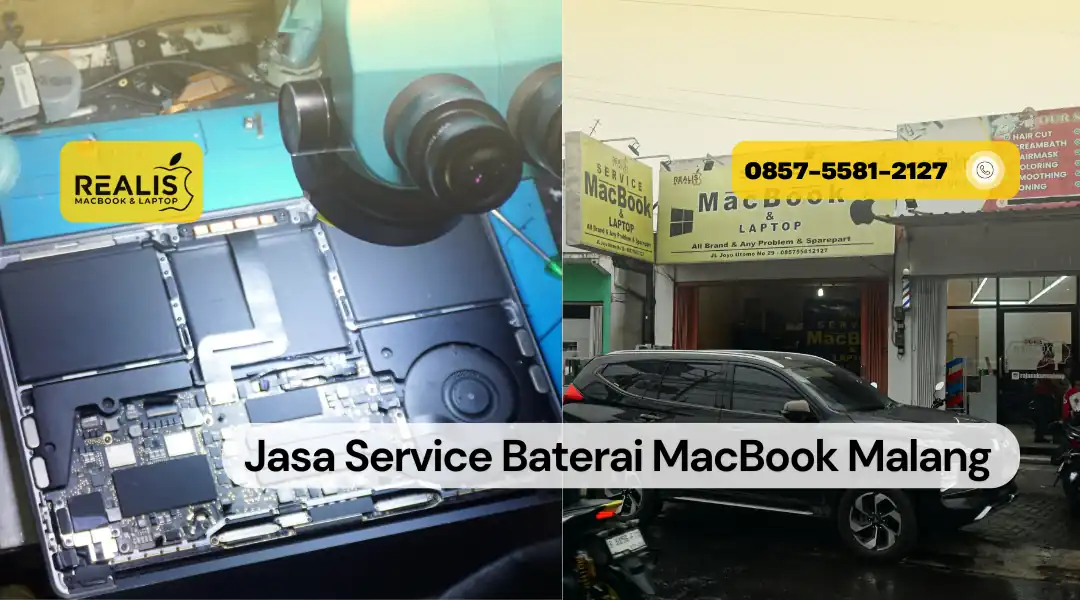 Jasa Service Baterai MacBook Malang Realis