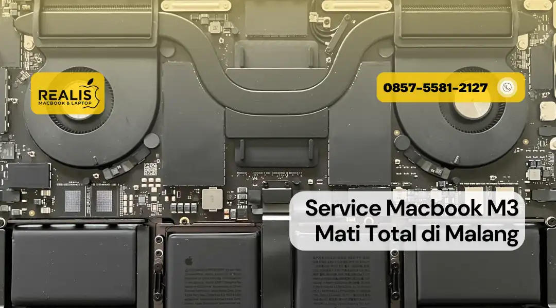 Service Macbook M3 Mati Total di Malang
