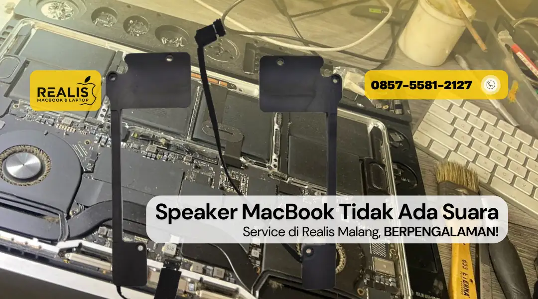 Service Speaker MacBook Tidak Ada Suara di Malang
