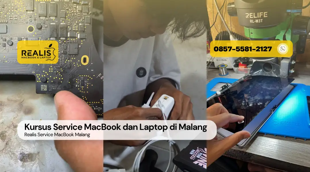 Kursus Service MacBook dan Laptop di Malang