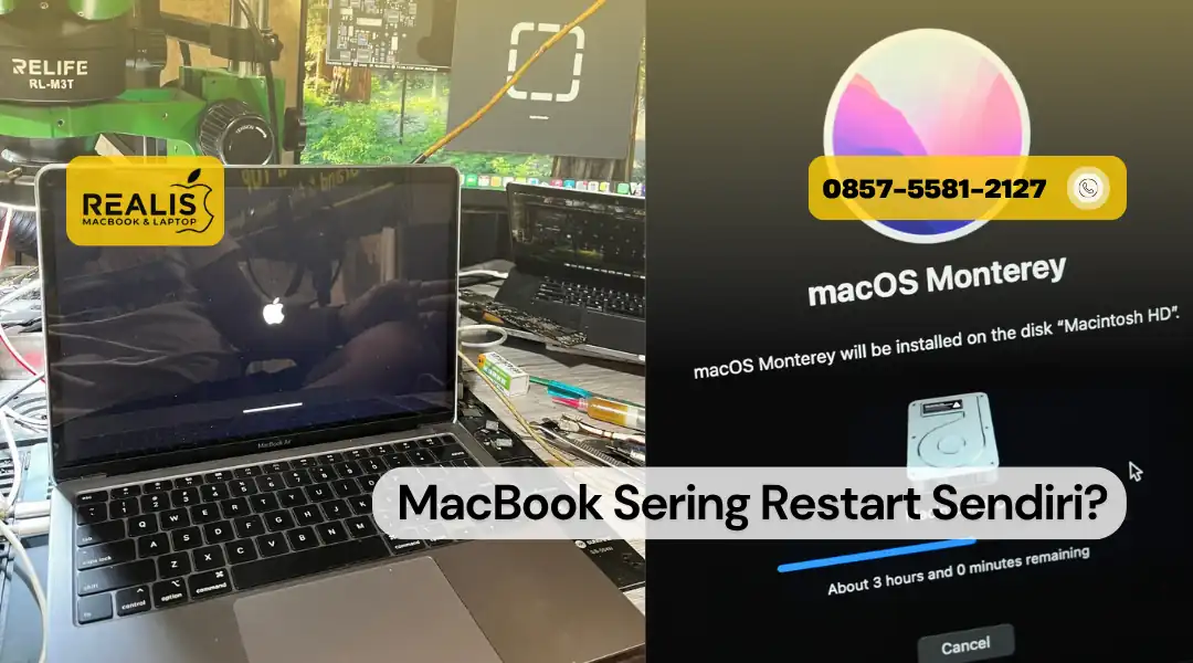 MacBook Sering Restart Sendiri? Service ke Realis