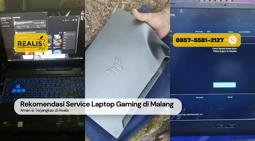 Rekomendasi Service Laptop Gaming di Malang Harga Terjangkau