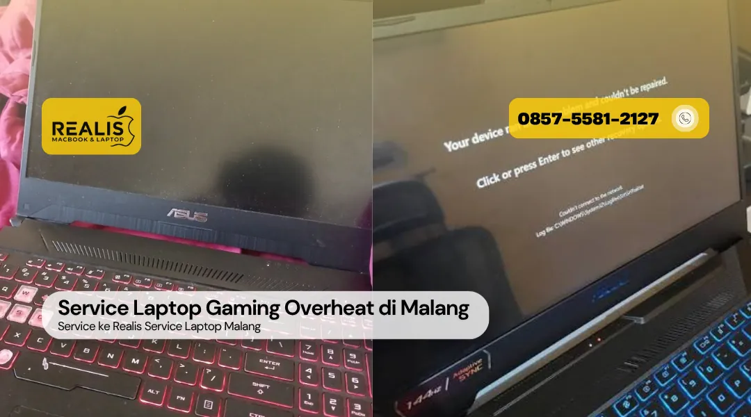 Service Laptop Gaming Overheat di Malang - 0857-5581-2127