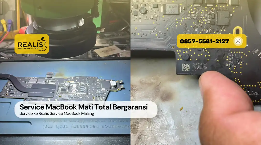 Service MacBook Mati Total Bergaransi di Malang