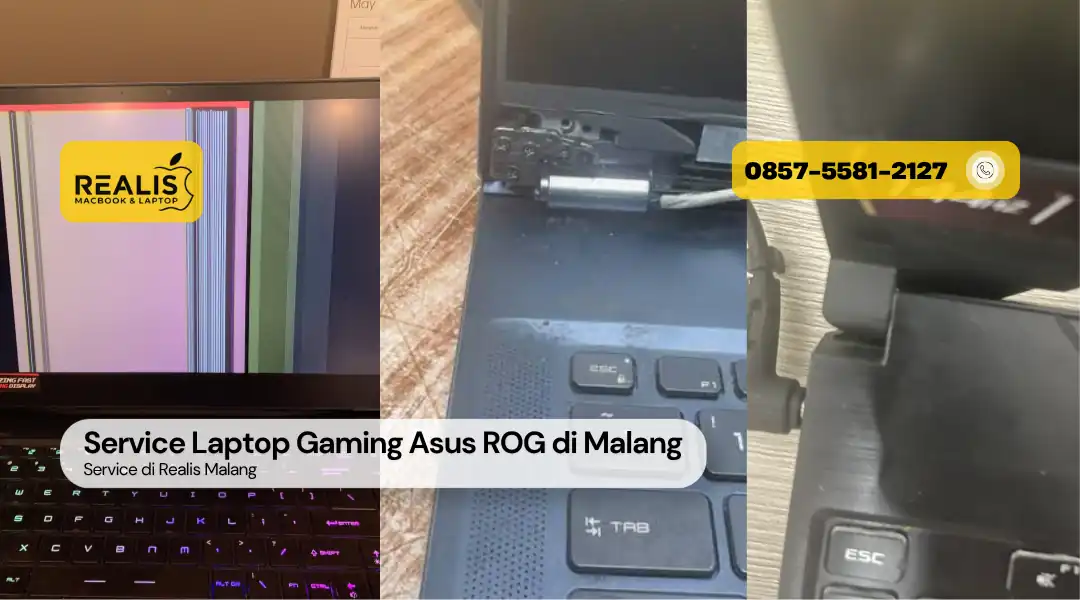 Service Laptop Gaming Asus ROG di Malang