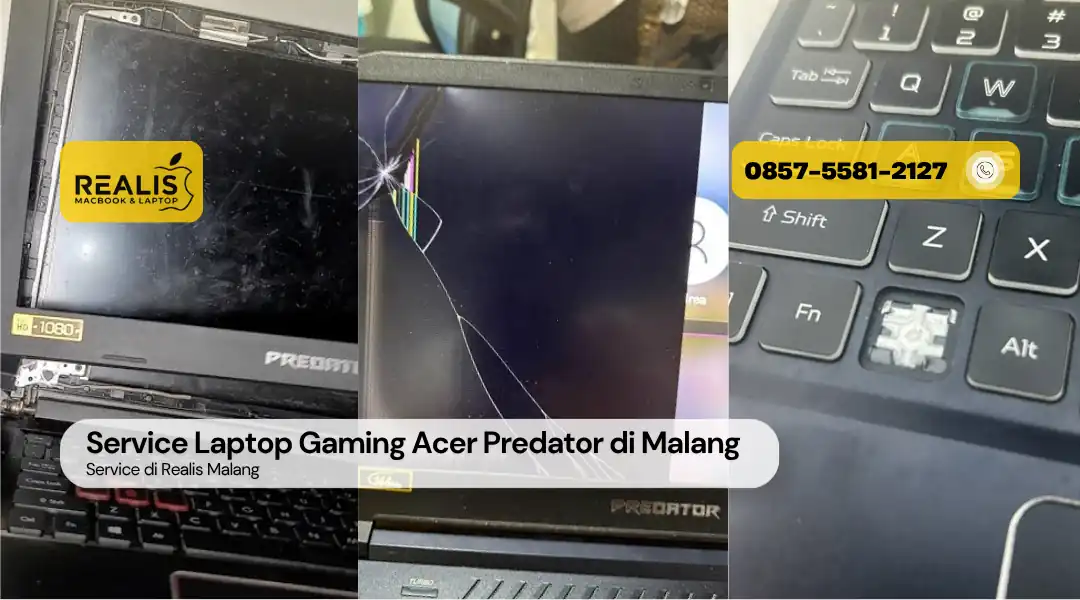 Service Laptop Gaming Acer Predator di Malang