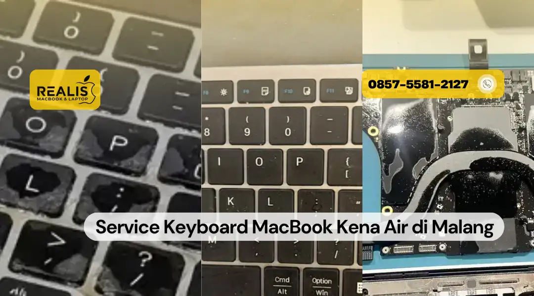 Service Keyboard MacBook Kena Air di Malang